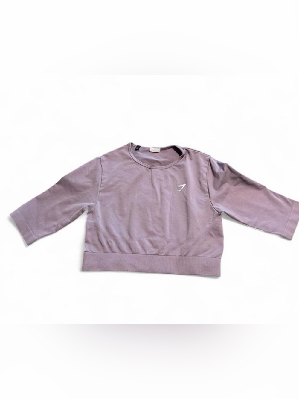 Gymshark purple cropped shirt